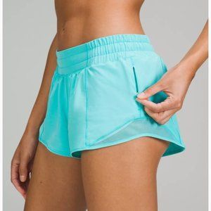 Electric Turquoise Hotty hots 2.5 in. low rise